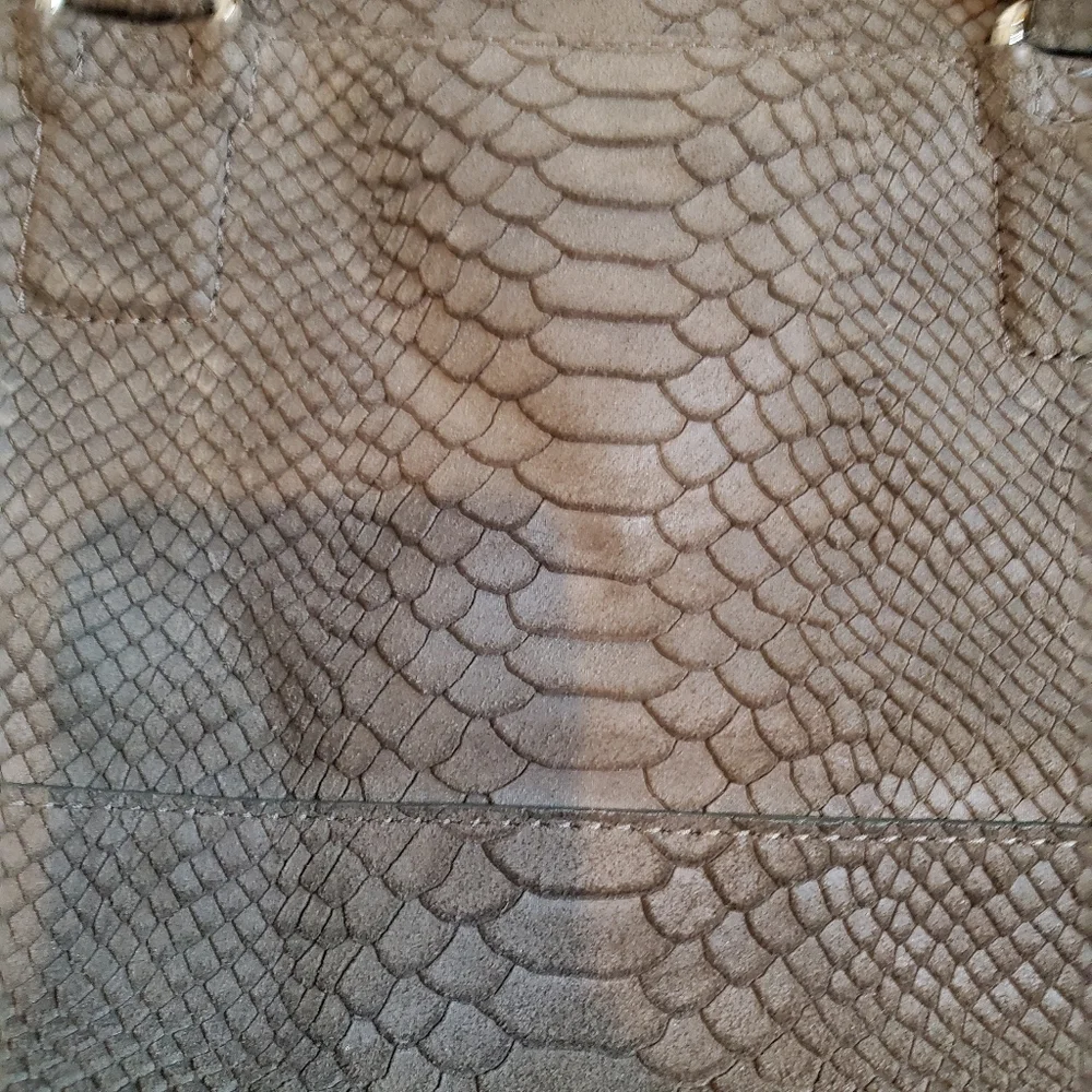 Botkier Misha Satchel snake embossing olive Bag Purse